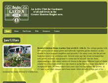 Tablet Screenshot of heightsgardenclub.com